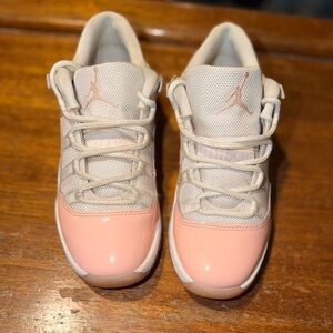 Nike Air Jordan 11 Low Legend Pink White Sneakers GS Kids Size 3Y 580522-160